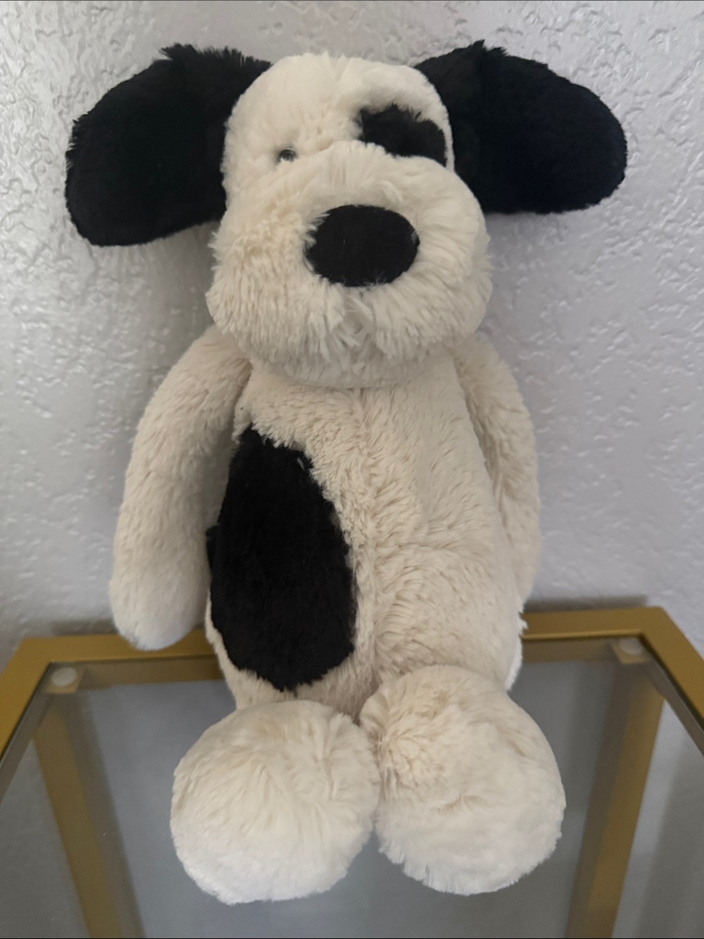 Jellycat Cream and Black Plush Toy